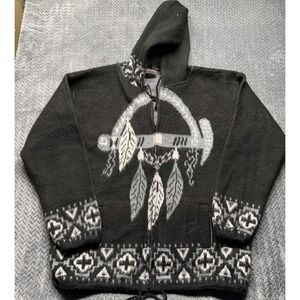 Native Imports‎ Jacket XL Full Zip Hoodie Native Pride Dream Catcher Wool Soft